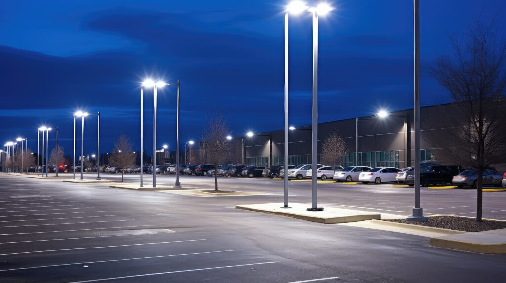 Delta Wye specializes in commercial outdoor lighting installation and repair.